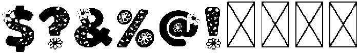 Daisy Petal Regular otf (400) Font OTHER CHARS