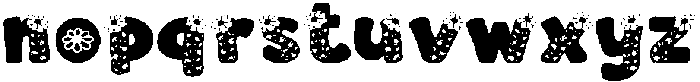 Daisy Petal Regular otf (400) Font LOWERCASE