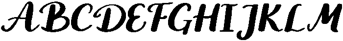 Daisy Petal Script otf (400) Font UPPERCASE