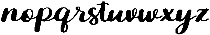 Daisy Petal Script otf (400) Font LOWERCASE