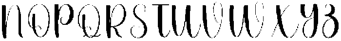 Daisy Regular otf (400) Font UPPERCASE