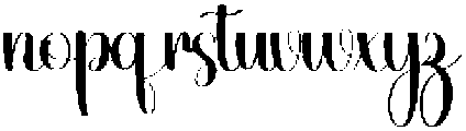 Daisy Regular otf (400) Font LOWERCASE