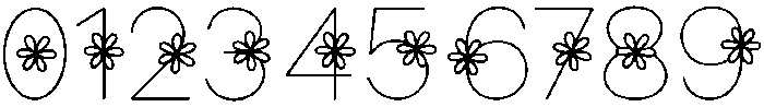 Daisy Regular otf (400) Font OTHER CHARS
