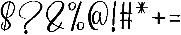 Daisy Regular otf (400) Font OTHER CHARS