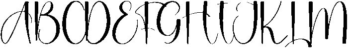 Daisy Regular otf (400) Font UPPERCASE