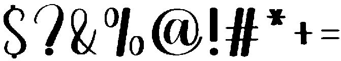 Daisy Regular otf (400) Font OTHER CHARS