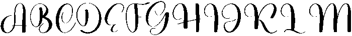 Daisy Regular otf (400) Font UPPERCASE
