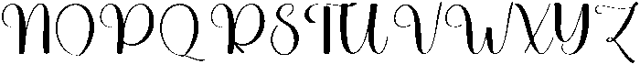 Daisy Regular otf (400) Font UPPERCASE