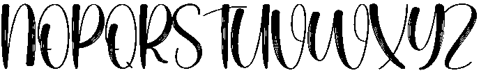 Daisy Regular otf (400) Font UPPERCASE