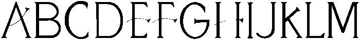 Daisy Regular otf (400) Font UPPERCASE