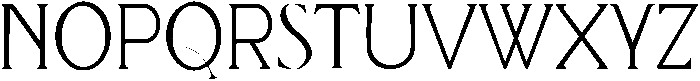 Daisy Regular otf (400) Font UPPERCASE