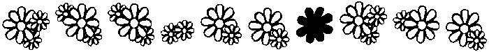 Daisy Regular otf (400) Font OTHER CHARS