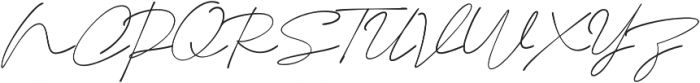 Daisy Signature Brush Regular otf (400) Font UPPERCASE