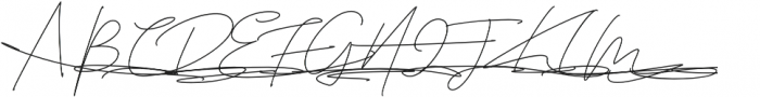 Daisy Signature Line Alt Regular otf (400) Font UPPERCASE