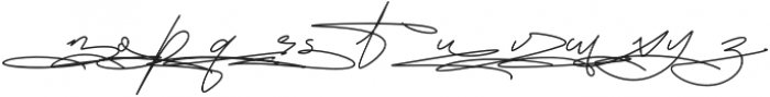 Daisy Signature Line Alt Regular otf (400) Font LOWERCASE