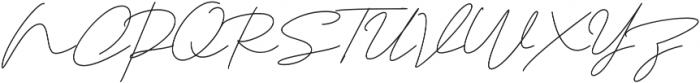 Daisy Signature Line Regular otf (400) Font UPPERCASE