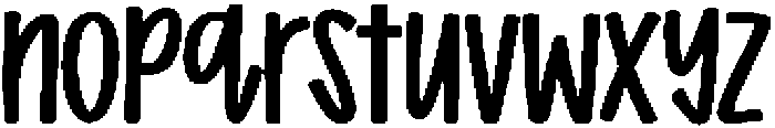 DaisyCake-Regular otf (400) Font LOWERCASE