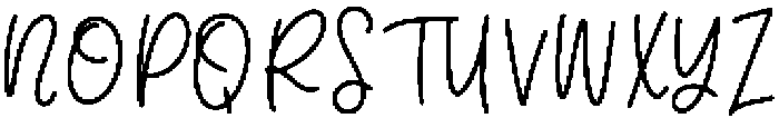 Daisychain Script Regular otf (400) Font UPPERCASE