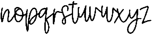 Daisychain Script Regular otf (400) Font LOWERCASE