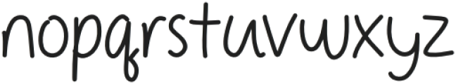 Daisydew Regular otf (400) Font LOWERCASE
