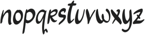 Daisyes otf (400) Font LOWERCASE