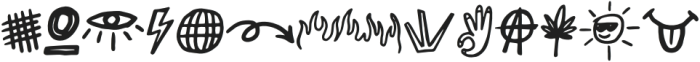 DakotaDoodle-Regular otf (400) Font UPPERCASE