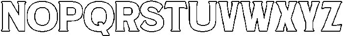 Daksine-Outline otf (400) Font LOWERCASE