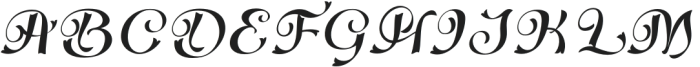 Dalbergia Italic otf (400) Font UPPERCASE