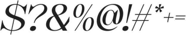 Dalbine Italic otf (400) Font OTHER CHARS