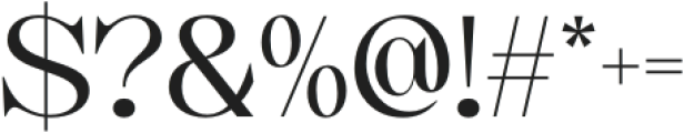 Dalbine Regular otf (400) Font OTHER CHARS