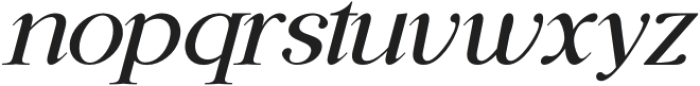 Daleant-Italic otf (400) Font LOWERCASE