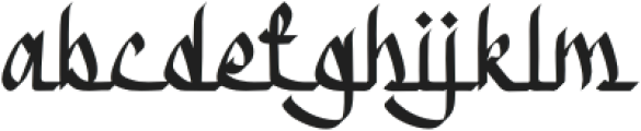 DaliyahRegular otf (400) Font LOWERCASE