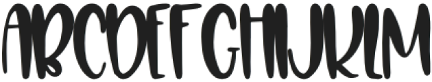 Dallon Regular otf (400) Font UPPERCASE