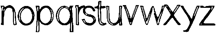 Damo ttf (400) Font LOWERCASE