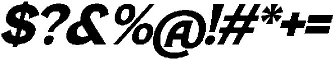 Damoga Italic Italic otf (400) Font OTHER CHARS