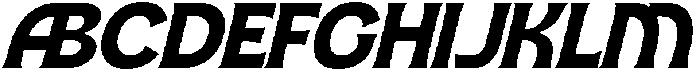 Damoga Italic Italic otf (400) Font UPPERCASE