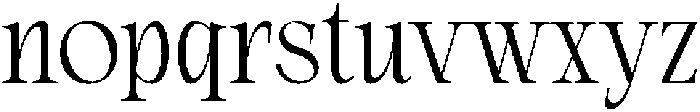 Damon Regular otf (400) Font LOWERCASE