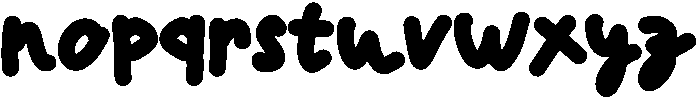 Dancer Regular otf (400) Font LOWERCASE