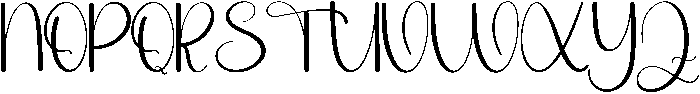 Dancing Regular otf (400) Font UPPERCASE