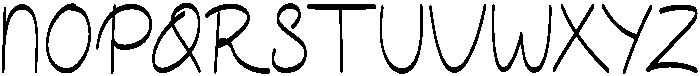 Dancing Regular otf (400) Font UPPERCASE