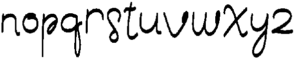 Dancing Regular otf (400) Font LOWERCASE