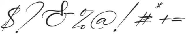Dandelion Sweety Italic otf (400) Font OTHER CHARS