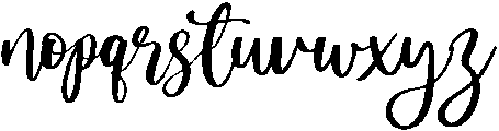 Dandelion otf (400) Font LOWERCASE