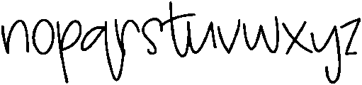 Dandelion otf (400) Font LOWERCASE