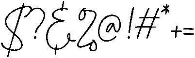 Dandelions-Regular otf (400) Font OTHER CHARS