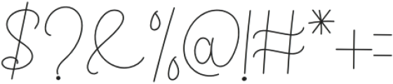 Daniel Signature Regular otf (400) Font OTHER CHARS