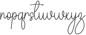 Daniel Signature Regular otf (400) Font LOWERCASE