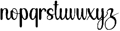 Danilla Regular otf (400) Font LOWERCASE
