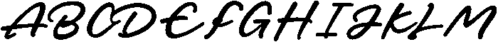 Danilla otf (400) Font UPPERCASE