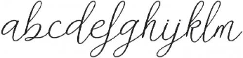 Danliny Script Bold Regular otf (700) Font LOWERCASE